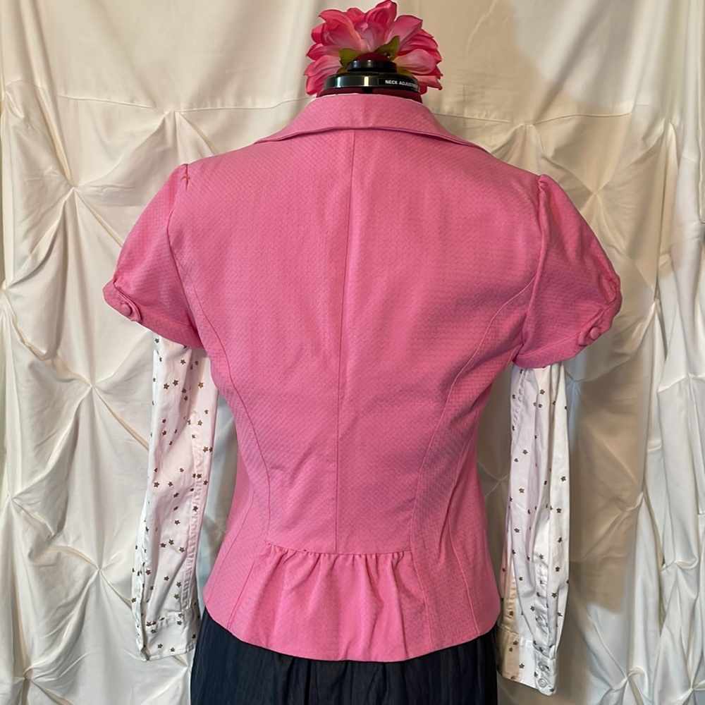 Pink short sleeve jacket - Picture 4 of 5